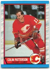 1989-90 O-Pee-Chee #71 Colin Patterson Calgary Flames