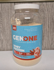 GenOne Whey Protein Powder Isolate, 25g Plant Based Protein Cinnamon Roll 2.2 LB 14.31 per gallon