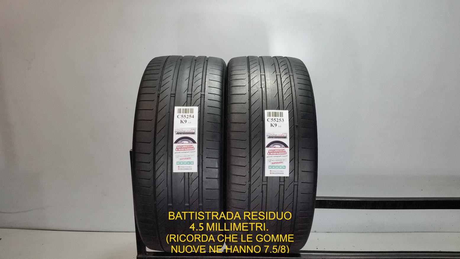 GOMME USATE 265/40R21 101Y CONTINENTAL C.S.CONTACT 5 PNEUMATICI USATI C55254