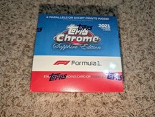 2021 Topps Chrome Sapphire Edition Formula 1 F1 Racing Hobby Box