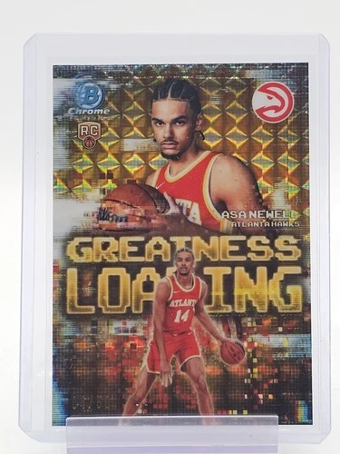 ASA NEWELL 2025-26 BOWMAN CHROME GREATNESS LOADING GOLD GEO ROOKIE /50 Q2215