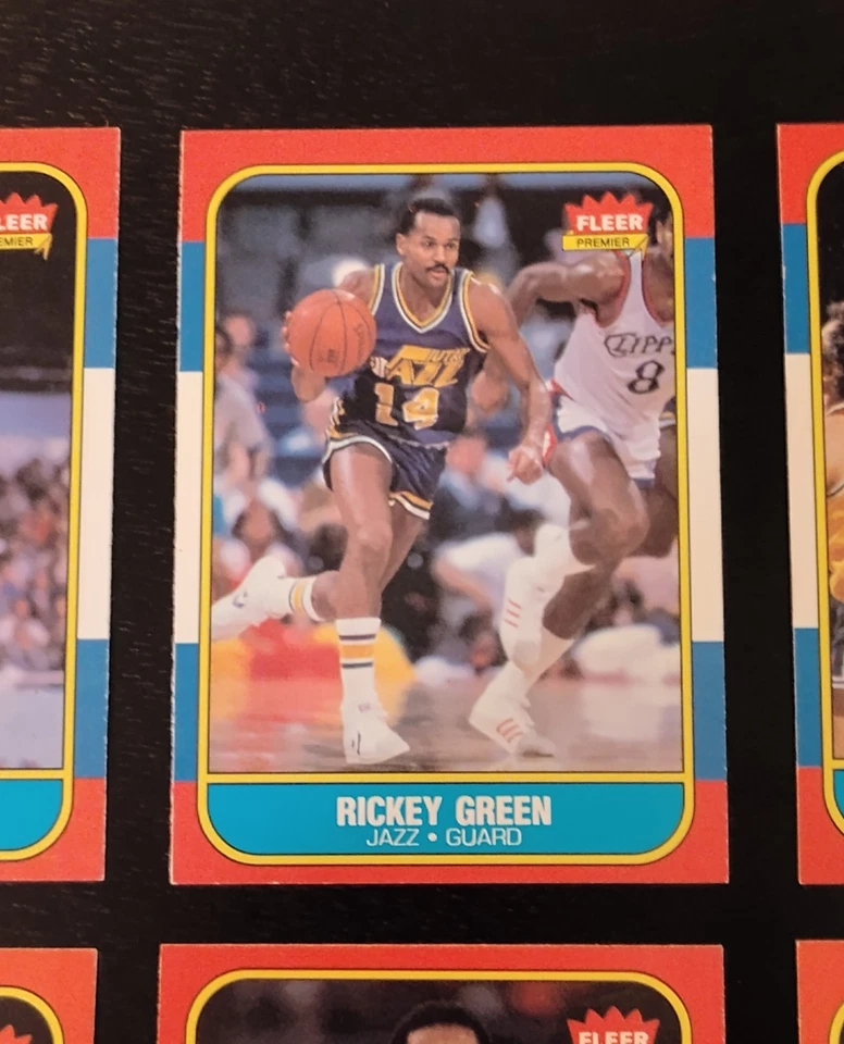 Lot of 8 NM or Better 1986-87 Fleer Basketball Cards - Nice Centering! - Image 4 of 4