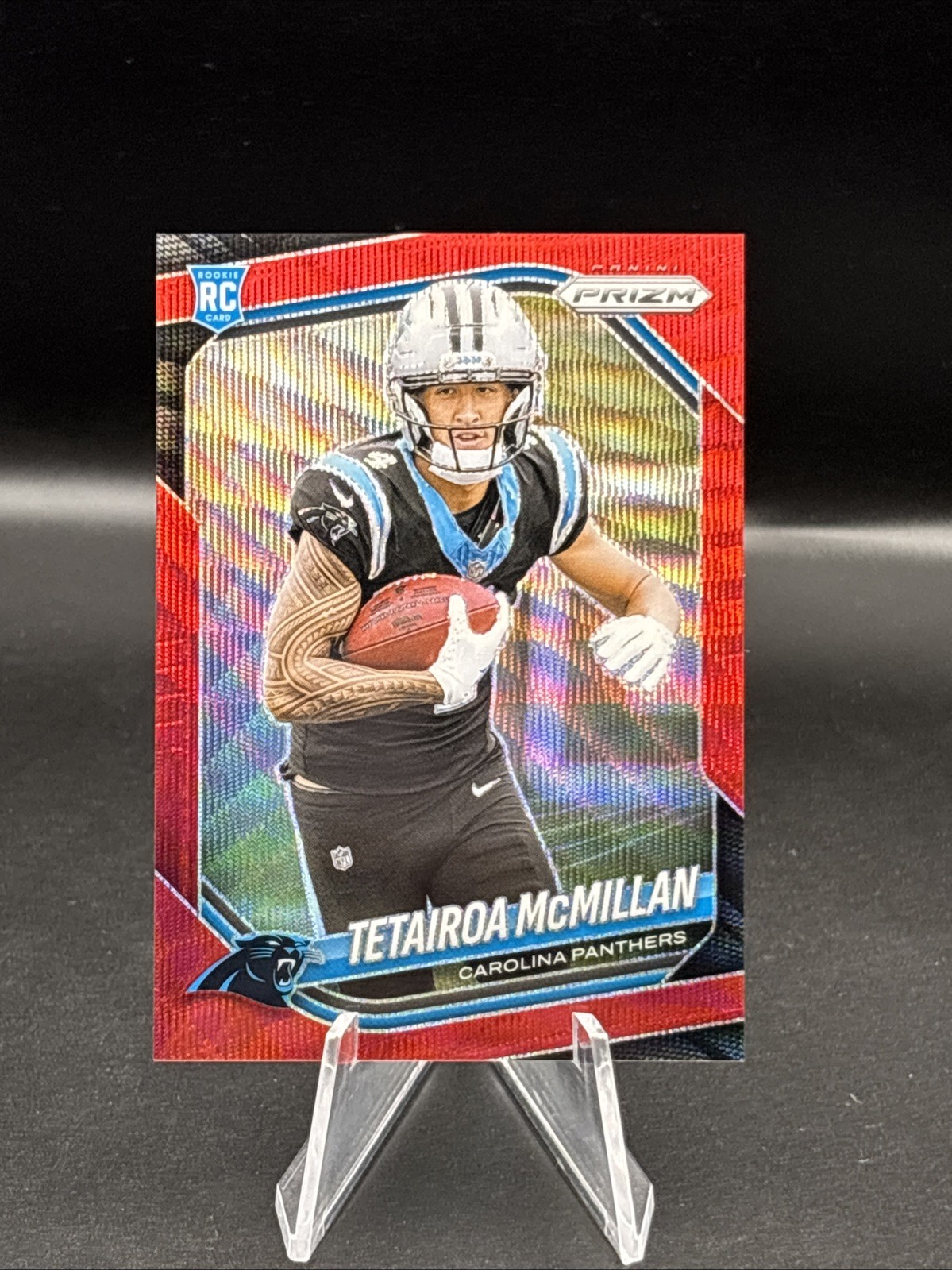 2025 Panini Prizm Tetairoa McMillan Red Wave /149 Rookie #311 RC