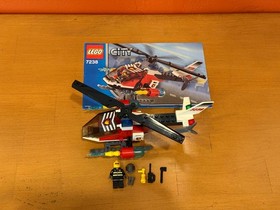 LEGO CITY: Fire Helicopter (7238) 100% Complete w/ Instructions (no box)