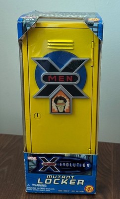 Marvel X-Men Evolution Mutant Locker Cyclops Metal New ToyBiz 2001 SS