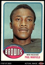 1976 Topps #317 Paul Warfield Browns-FB HOF Ohio St 4 - VG/EX