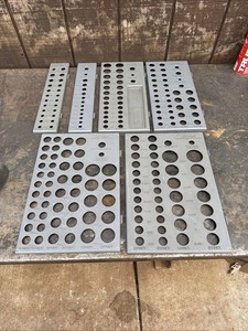 Vintage Craftsman 6Pc Set 1/4” 3/8” 1/2” Dr Socket Rack Trays Holders SAE Metric