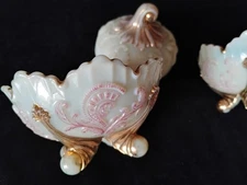 vintage butter dish with lid