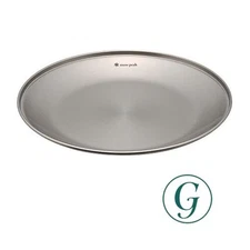 Snow Peak Tableware Plate  TW-034  Stainless Steel  Lightweight for Camping