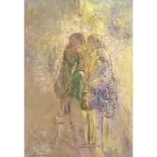 The Visitation, 1905-10 - 40x50 Inch Rolled Canvas Wall Art Print