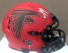 Bijan Robinson Atlanta Falcons Signed Riddell Rave Mini Helmet - Beckett