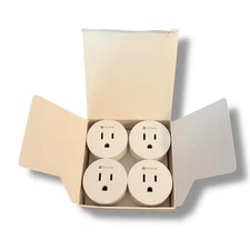 Teckin SP10 Smart WiFi Plug 4-Pack | Works w/ Alexa Google Home | App Control