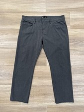Hugo Boss Performance Men's Delaware Slim Fit Pants FITS 36x26.5 Gray Straight