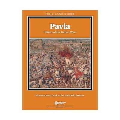Decision Games Folio Wargame Pavia - Climax of the Italian Wars Bag VG+