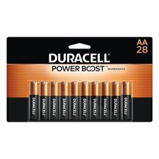 Duracell Coppertop AA Batteries with Power Boost Ingredients, 28 Count Pack...