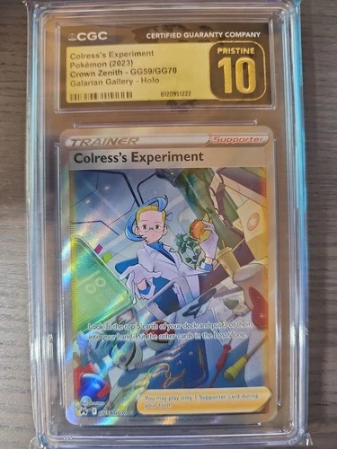 CGC PRISTINE - Coldress's Experiment GG59/GG70 - Crown Zenith