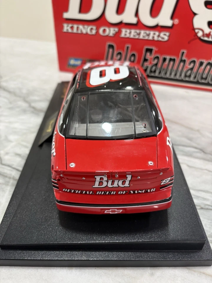 Dale Earnhardt Jr 1999 Budweiser Revell Nascar 1/18 Diecast Pre Rookie Chevy #8 - Image 4 of 4
