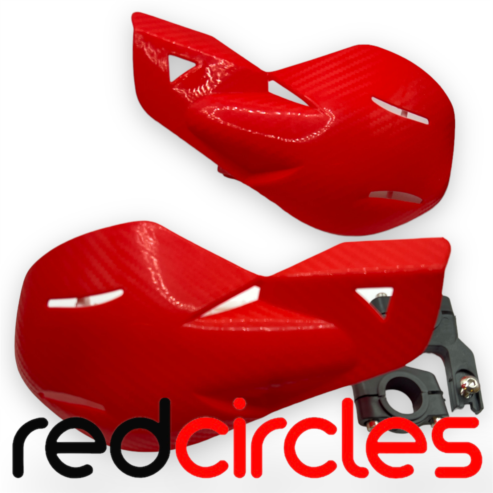 RED PIT DIRT BIKE HAND GUARD PROTECTOR 140cc 150cc 160cc PITBIKE HANDGUARDS