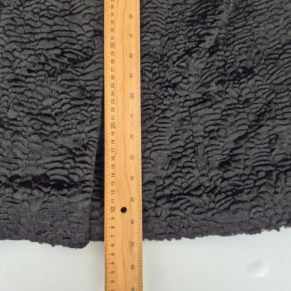 Abrigo Colección DEBENHAMS Talla 10 Negro Mujer Piel Sintética Botón... - Imagen 2 de 4