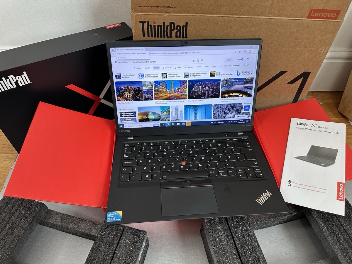 Windowsノート本体 Lenovo ThinkPad X1 Carbon Core i7-7500U Lenovo Thinkpad X1 Carbon SLIM i7-7500U 2.7GHZ 8GB 1TB WIN 11 +