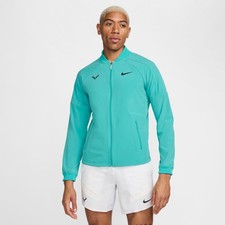 Nike Court Rafa Nadal Warmup Jacket Cactus Teal Mint DV2885 345 Mens Size L