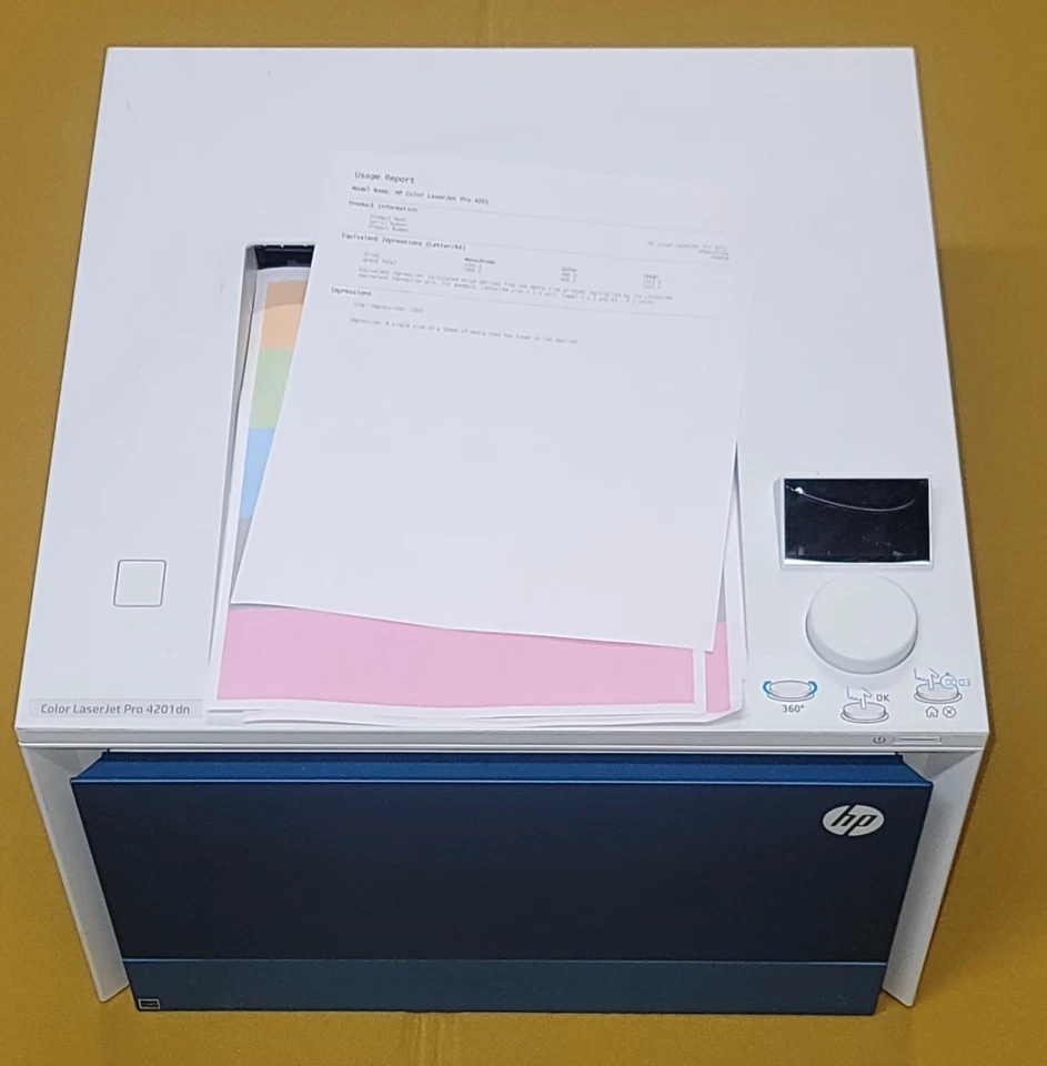 HP Color LaserJet Pro 4201dn Printer - 4RA85F#BGJ PgCount 1K+ SEE PICS - Image 2 of 4