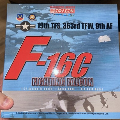 DRAGON WINGS 1/72 F-16C Fighting Falcon 19th TFS 363rd TFW 9th AF 50006 Diecast