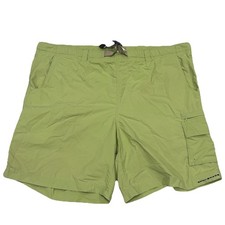 Columbia PFG Men  s Size Large Mesh Lined Swim Trunks Omni-Shade Green