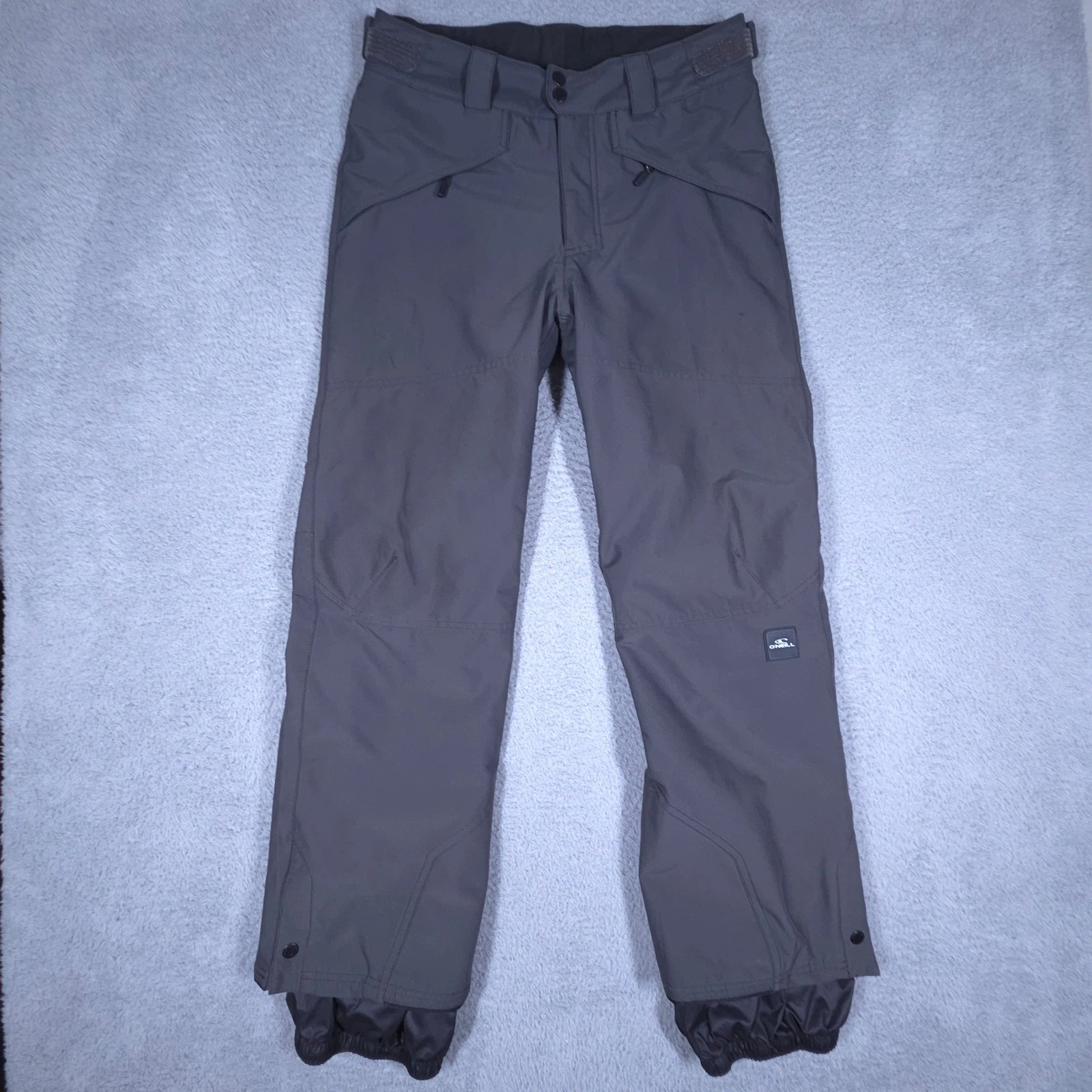 O'Neill Snow Pants Men's S (32x30) Grey Hammer Insulated Adjustable Winter Ski