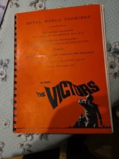 The Victor's 2 Film Souvenir Programmes  Incl The ROYAL premiere  And PRESS BOOK