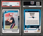 2024 DONRUSS DRAKE MAYE RC # 379 PSA 9 MINT NEW ENGLAND PATRIOTS