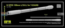 RFMRM2102 1:35 Rye Field Model D-10T2S 100mm L/53.5 Gun Barrel for T-55AMD