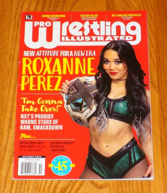 PRO WRESTLING ILLUSTRATED PWI MAGAZINE ROXANNE PEREZ OCTOBER 2024 WWE AEW