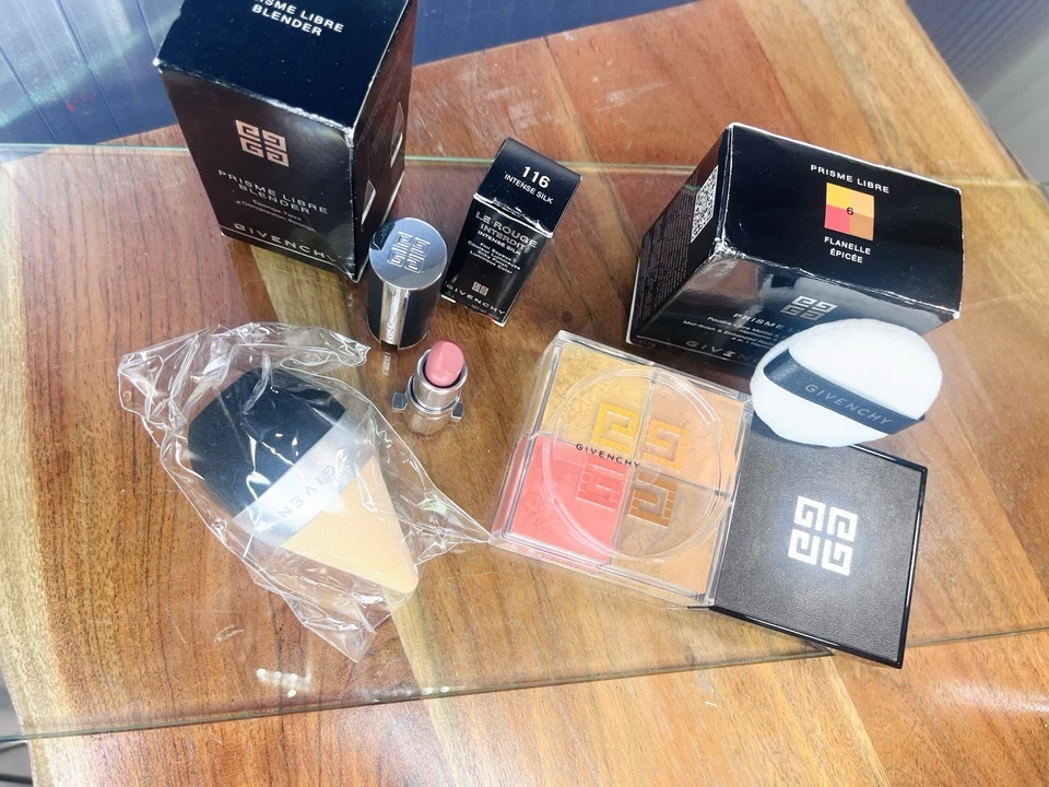 Givenchy Prisme Libre Loose Powder #6 Flanelle Epicee Original + Mini Lipstick + - Image 4 of 4