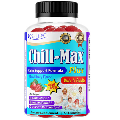Calming Magnesium Gummies for Kids Relaxation, Muscle, Bone, Energy Support 60ct