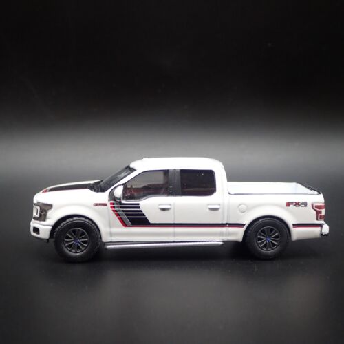 2015-2020 Ford F150 Lariat FX4 Pick-Up Camion Bianco 1:64 Scala Modellino Auto - Foto 2 di 7