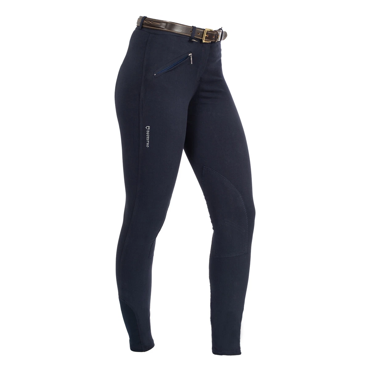 Pantalon d'équitation jean denim enfant Pénélope Leprevost