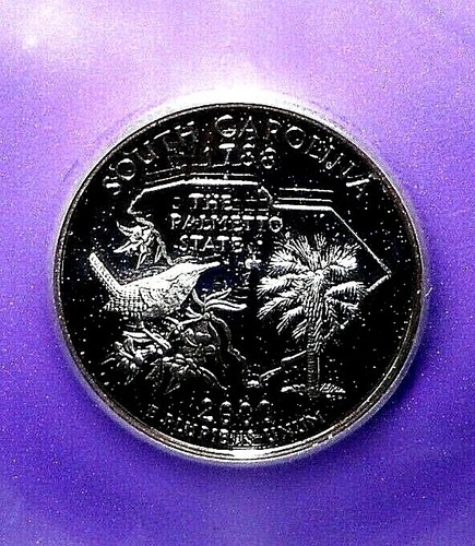 2000-S S.CAROLINA PROOF SILVER WASHINGTON QUARTER- ICG GRADED PF-70 DEEP CAMEO - Picture 2 of 4
