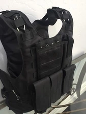 Tactical bulletproof vest FREE 3A Ballistic Inserts Body Armor S M L XL