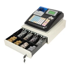 Square POS Terminal Cash Register with Printer, Cash Drawer & 48 Keys