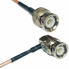 USA-CA RG316 BNC MALE to BNC MALE ANGLE Coaxial RF Pigtail Cable
