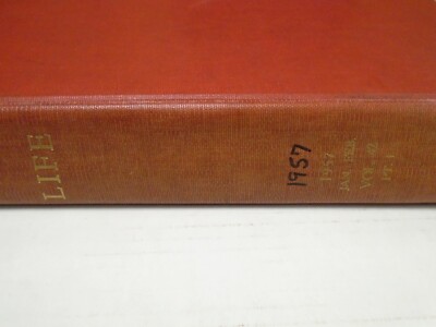 Life Magazine Jan-Feb 1957 Weekly Issues Bound Vintage Ads! 112519AME2