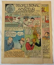 1947 two page cartoon story ~ RED BLAIK, TOM HAMILTON, DOC BLANCHARD, GLEN DAVIS