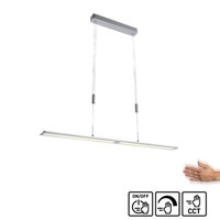 Led Pendellampe Silber HöHenverstellbar Cct Warmweiß - Kaltweiß HäNgelampe Hell