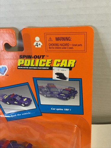 Matchbox Go! Action Spin-Out Police Car Hard to Find - Picture 2 of 16