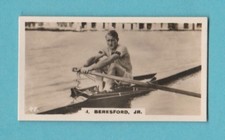 SCULLING - B.A.T. - WHO'S WHO IN SPORT - CARD  NO. 47 -  J. BERESFORD  - 1926