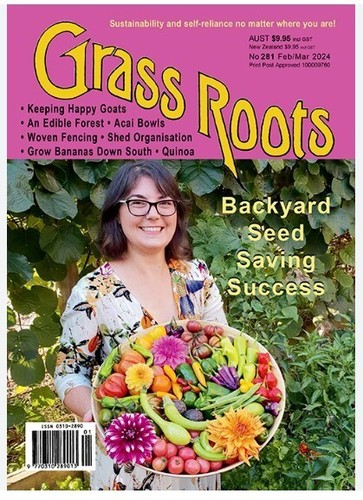 Grass Roots Magazine Issue #281 February - March 2024/ BACKYARD SEED SAVING - Picture 2 of 3