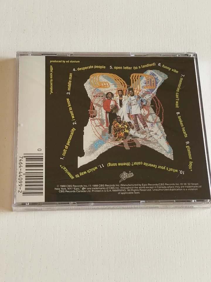 Vivid by Living Colour (CD, Sep-1988, Epic) New Sealed Foto 2 de 4