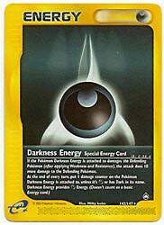 Pokemon Aquapolis 142/147 Darkness Energy Card 
