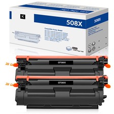 2 x Black Toner Compatible with HP CF360X 508X Color LaserJet MFP M577 M552 M553
